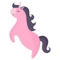 pink vector unicorn