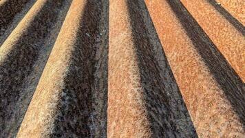 rusty orange zinc roof texture photo