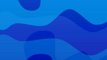 Abstract blue color background. Dynamic shapes composition photo