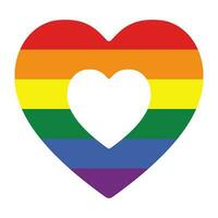 gay orgullo bandera. tradicional símbolo para el todo lgbtq comunidad y gay hombres vector