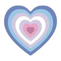 Bigender Pride Flag. Presence of who identify as both male and female vector