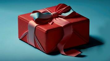 Red Gift Box. photo