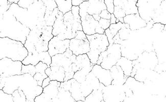 Black grunge effect on white background, cracked ground, ground  distress texture, damage texture, scratch texture, grunge texture for overlay design extra effect, vector