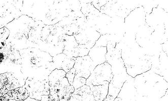 Black grunge effect on white background, cracked ground, ground  distress texture, damage texture, scratch texture, grunge texture for overlay design extra effect, vector