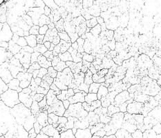 Black grunge effect on white background, cracked ground, ground  distress texture, damage texture, scratch texture, grunge texture for overlay design extra effect, vector