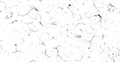 Black grunge effect on white background, cracked ground, ground  distress texture, damage texture, scratch texture, grunge texture for overlay design extra effect, vector