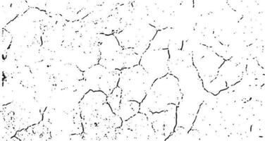 Black grunge effect on white background, cracked ground, ground  distress texture, damage texture, scratch texture, grunge texture for overlay design extra effect, vector