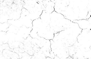 Black grunge effect on white background, cracked ground, ground  distress texture, damage texture, scratch texture, grunge texture for overlay design extra effect, vector