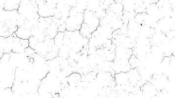 Black grunge effect on white background, cracked ground, ground  distress texture, damage texture, scratch texture, grunge texture for overlay design extra effect, vector