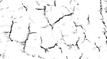 Black grunge effect on white background, cracked ground, ground  distress texture, damage texture, scratch texture, grunge texture for overlay design extra effect, vector