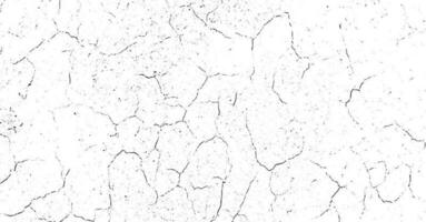 Black grunge effect on white background, cracked ground, ground  distress texture, damage texture, scratch texture, grunge texture for overlay design extra effect, vector