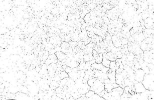 Black grunge effect on white background, cracked ground, ground  distress texture, damage texture, scratch texture, grunge texture for overlay design extra effect, vector