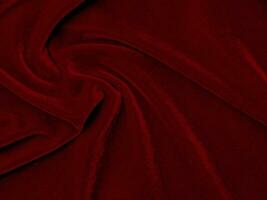 red velvet fabric texture used as background. Empty red fabric background of soft and smooth textile material. There is space for text.. photo