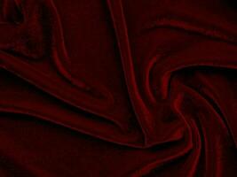 red velvet fabric texture used as background. Empty red fabric background of soft and smooth textile material. There is space for text.. photo