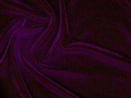 Purple velvet fabric texture used as background. Empty purple fabric background of soft and smooth textile material. There is space for text. photo