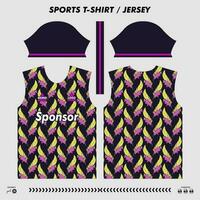 Vector tshirt sport design, sublimation jersey