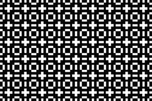 Abstract black and white pattern. Monochrome mosaic pattern graphic design element. vector