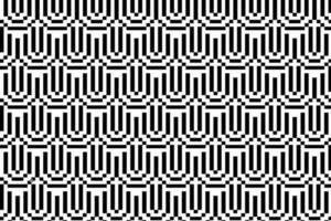 Abstract black and white pattern. Monochrome mosaic pattern graphic design element. vector