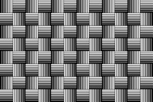 resumen negro y blanco modelo. monocromo mosaico modelo gráfico diseño elemento. vector