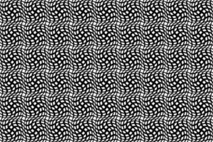 Abstract black and white pattern. Monochrome mosaic pattern graphic design element. vector