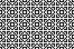 Abstract black and white pattern. Monochrome mosaic pattern graphic design element. vector