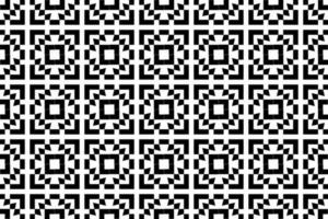 Abstract black and white pattern. Monochrome mosaic pattern graphic design element. vector