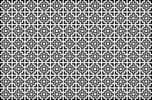 Abstract black and white pattern. Monochrome mosaic pattern graphic design element. vector