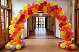 Balloon gate ballon decoration party Ornament photo