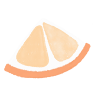 schattig oranje fruit png