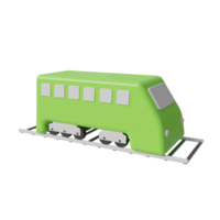 Train. 3d render png