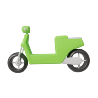 Scooter matic. 3d render png