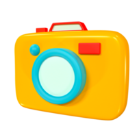 Camera icon 3d illustration. png