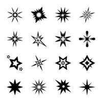 Sparking Glyph Vector Icons