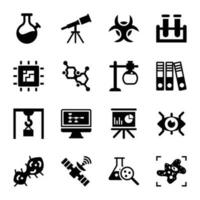 Latest Science and Technology Icons vector