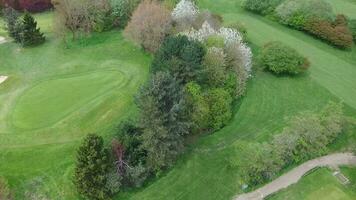 magnifique vue de une local Publique parc de Angleterre Royaume-Uni video