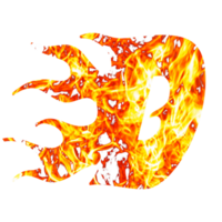 LETTER D FIRE png