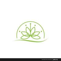 unique and modern lotus logo, spa, health, clean, unique vector