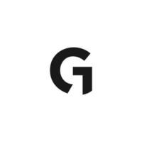 vector logo with the shape of the letter G abstract, modern, unique, and clean, brand, company