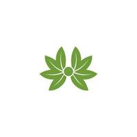 vector logo with modern, unique, and clean abstract leaf shapes, leaves, leaf logos, cannabis