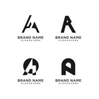 Logo letter A design vector with modern creative style concept