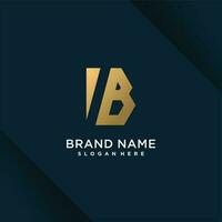 Logo letter B design vector with modern creative style concept