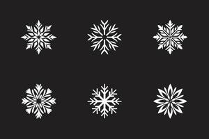 Snow Flakes For Christmas vector