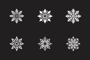 Snow Flakes For Christmas vector