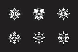 Snow Flakes For Christmas vector