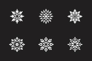 Snow Flakes For Christmas vector