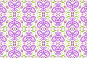 étnico resumen antecedentes linda púrpura verde mariposas victoriano flor geométrico tribal gente motivo oriental nativo modelo tradicional fondo de pantalla ropa tela envase impresión batik gente vector