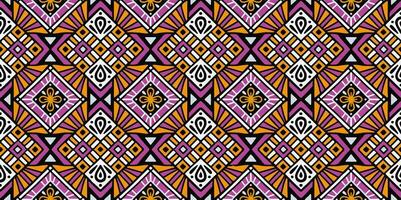 étnico nativo resumen antecedentes linda rosado púrpura geométrico tribal gente motivo Arábica oriental nativo modelo tradicional diseño alfombra fondo de pantalla ropa tela envase impresión batik gente vector