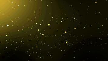 Golden particles Background video