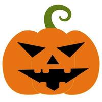 Pumpkin ghost Halloween vector