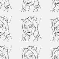 Woman Abstract Silhouette Vector Bundle. Stunning Hand-Drawn Minimalistic Abstract Designs of Faces, Hands, and Shapes